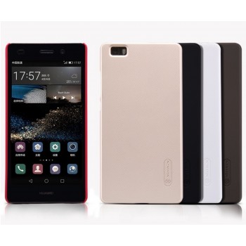 Huawei P8 Lite deklai "Nillkin" Frosted Shield serijos + plevele